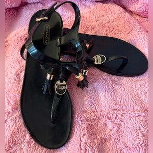 Coach Helma Jelly Thong Sandals